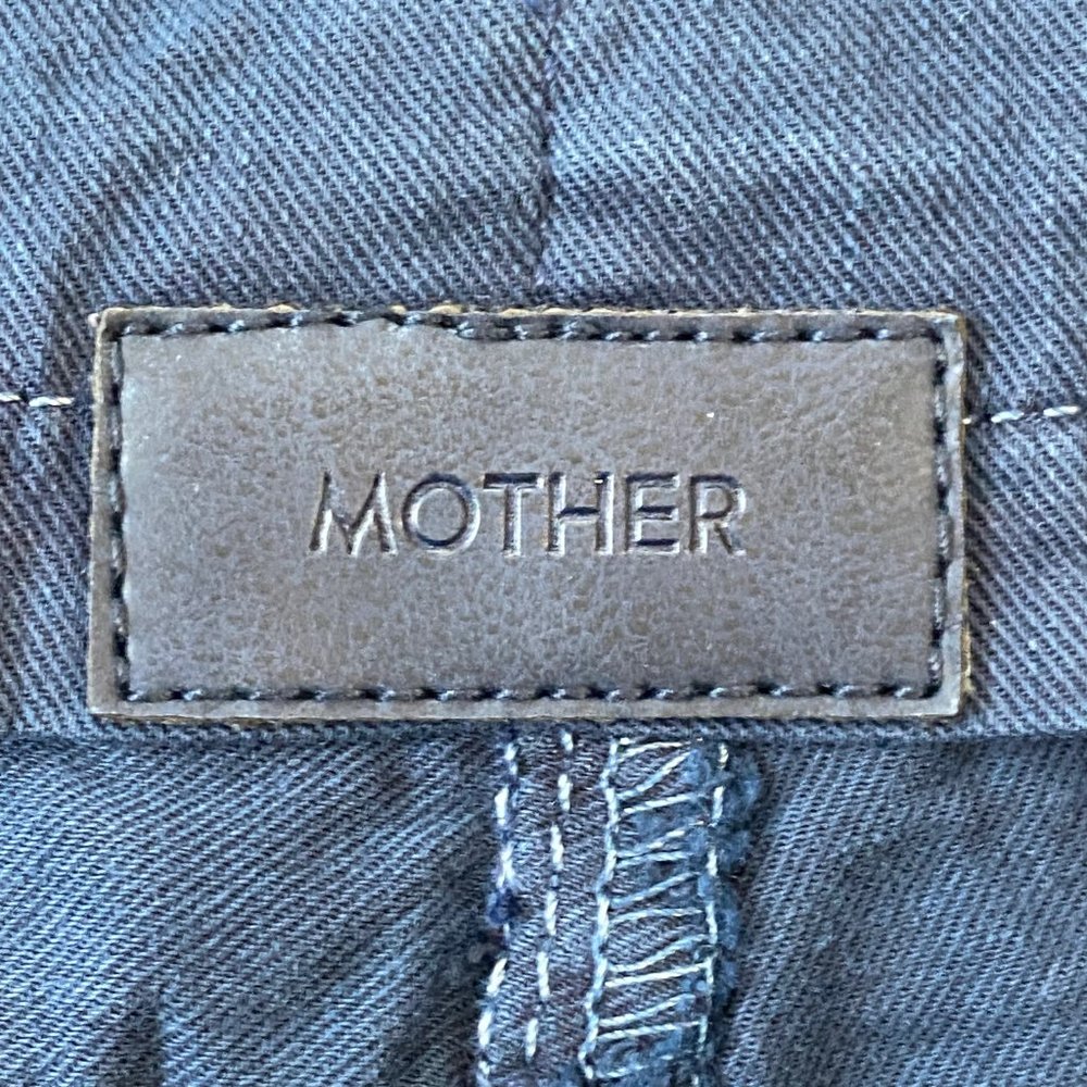 Mother The Paperbag Greaser Ankle Pants  More Than Words / Navy - Picture 11 of 15
